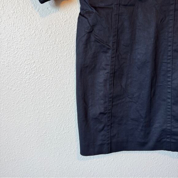 & Other Stories Black Puff Sleeve Mini Dress Womens 0 Preppy Linen Casual Classy - Picture 3 of 12